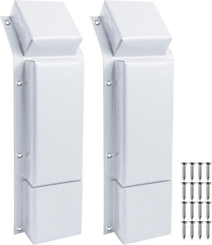 Boat Dock Bumper Guards, Marine Boat Bumpers for Docking, Dock Fender Bumper for Straight Edge or Corner, Vertical or Horizontal Mounting Pier Fenders with Screws Black in Kuwait