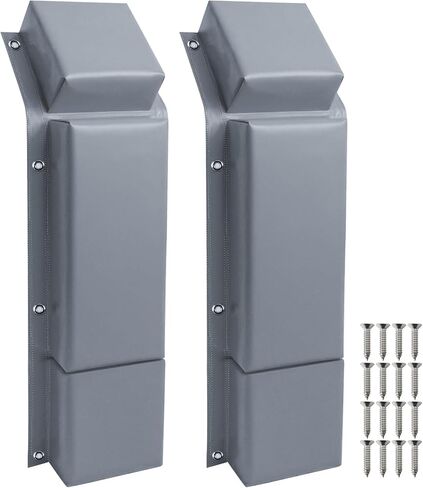Boat Dock Bumper Guards, Marine Boat Bumpers for Docking, Dock Fender Bumper for Straight Edge or Corner, Vertical or Horizontal Mounting Pier Fenders with Screws Black in Kuwait