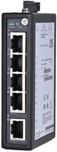محول إيثرنت جيجابت صناعي غير مُدار بخمسة منافذ من InHand Networks، 5 * 10/100/1000 Base-T(X) منافذ RJ45 متكيفة، درجة حرارة التشغيل من -40 درجة مئوية إلى +75 درجة مئوية، IP30، سكة DIN، شهادة FCC/CE/UL in Kuwait