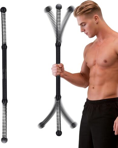 Fitness Exercise Bar, 2in1 Functional Shoulder Exercise Equipment, Workout Bar Elastic Fitness Stick for Pilates Sports Arm Muscles Strength in Kuwait