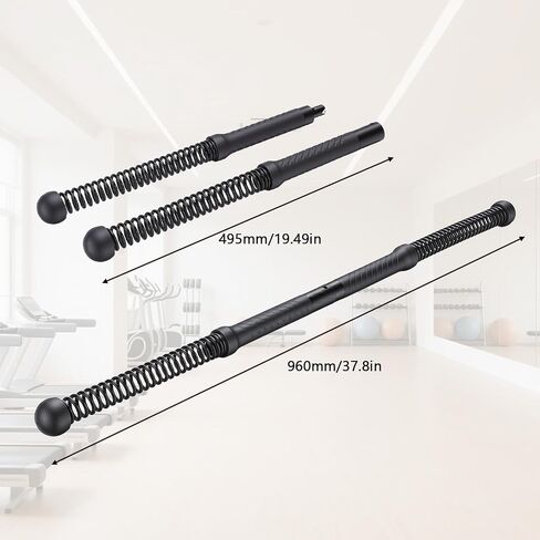 Fitness Exercise Bar, 2in1 Functional Shoulder Exercise Equipment, Workout Bar Elastic Fitness Stick for Pilates Sports Arm Muscles Strength in Kuwait