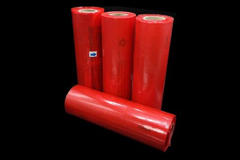 11 بوصة × 19 بوصة LDPE بلاستيك أحمر شفاف مسطح مفتوح كيس بولي 1.25 مل - 4 رول (460 قطعة) in Kuwait