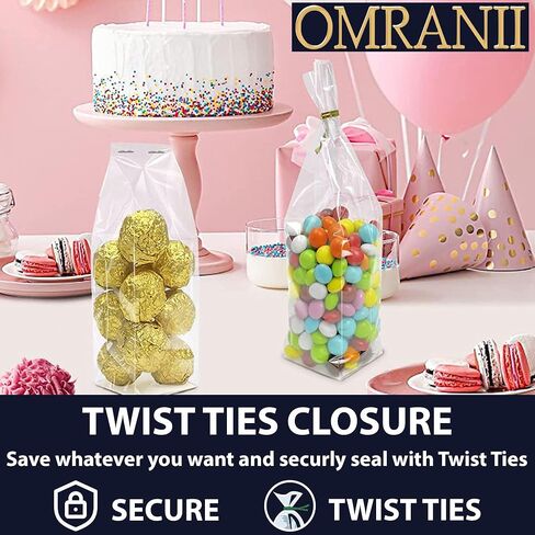 أكياس مجمعة شفافة 1.25 مل، 10 بوصة × 8 بوصة × 24 بوصة و200 كيس | مادة LDPE، لتغليف المواد الغذائية وتخزينها وعرضها | كيس بلاستيكي قابل للغلق بالحرارة، مثالي للمخبوزات والأطعمة الجاهزة والوجبات الخفيفة والاستخدام التجاري in Kuwait