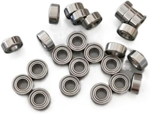 10Pcs SMR104ZZ CB Air Bearing 4x10x4mm ABEC-7 Stainless Steel Hybrid Ceramic Ball for Ocean Fishing Reels MR104 Accessories in Saudi Arabia