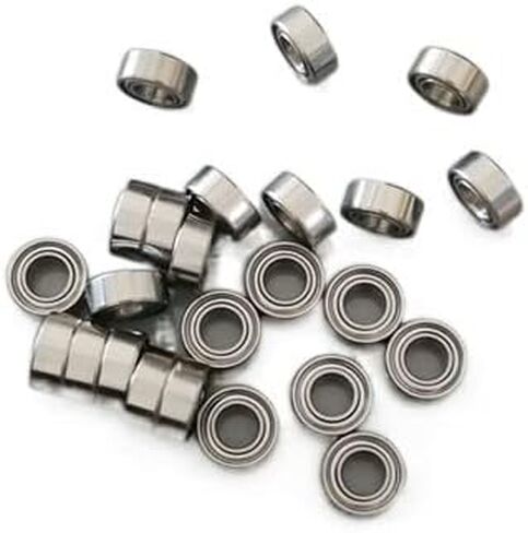 10Pcs SMR104ZZ CB Air Bearing 4x10x4mm ABEC-7 Stainless Steel Hybrid Ceramic Ball for Ocean Fishing Reels MR104 Accessories in Saudi Arabia