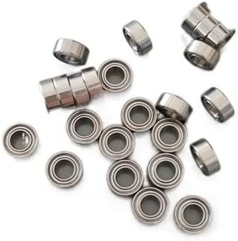 10Pcs SMR104ZZ CB Air Bearing 4x10x4mm ABEC-7 Stainless Steel Hybrid Ceramic Ball for Ocean Fishing Reels MR104 Accessories in Saudi Arabia