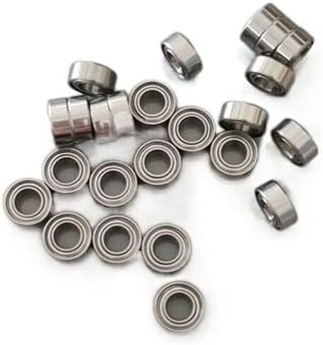 10Pcs SMR104ZZ CB Air Bearing 4x10x4mm ABEC-7 Stainless Steel Hybrid Ceramic Ball for Ocean Fishing Reels MR104 Accessories in Saudi Arabia