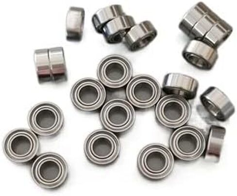 10Pcs SMR104ZZ CB Air Bearing 4x10x4mm ABEC-7 Stainless Steel Hybrid Ceramic Ball for Ocean Fishing Reels MR104 Accessories in Saudi Arabia