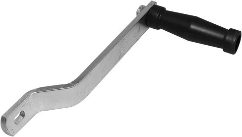 Silver Trailer Winch Handle Steel Crank Comfort Grip Deck Hardware Suitable for Most Vessels in Kuwait