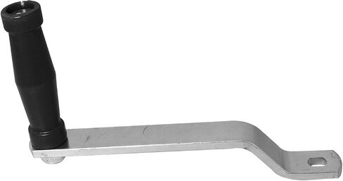 Silver Trailer Winch Handle Steel Crank Comfort Grip Deck Hardware Suitable for Most Vessels in Kuwait