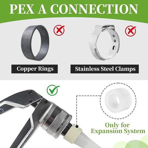 5 قطع من تركيبات نحاسية قابلة للتوسيع من Pex A، 1/2 بوصة Pex-A x 1/2 بوصة NPT كوع أنثى لتوصيل أنبوب Pex-A، ASTM F1960، (PEX1960100) in Kuwait