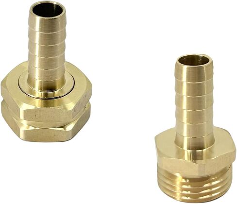 1/2" PEX to 3/4" GHT Male Female Brass Fittings Garden Hose Adapter for PEX Plumbing, Outdoor Garden Water Line and Irrigation Systems in Kuwait
