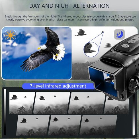 Multifunctional Thermal Imaging Camera Video Digital Day Night Use Gear Camping Essential Gift Day and Night Use Thermal Camera in Kuwait