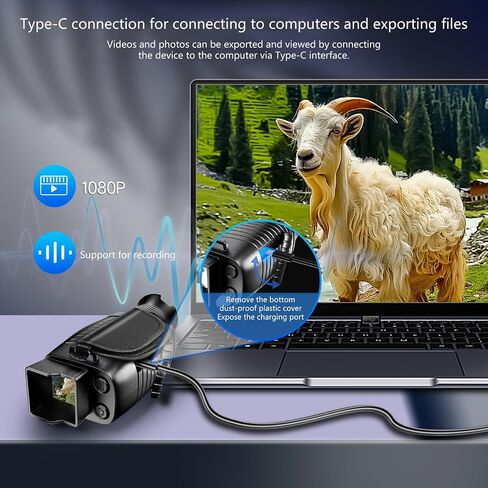 Multifunctional Thermal Imaging Camera Video Digital Day Night Use Gear Camping Essential Gift Day and Night Use Thermal Camera in Kuwait