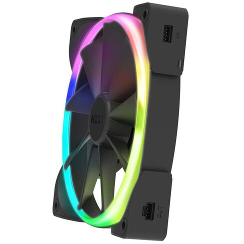 NZXT AER RGB 2 Black - 140 مم - RGB LED - محمل ديناميكي سائل - مروحة PWM لـ Hue 2 - فردية in Kuwait