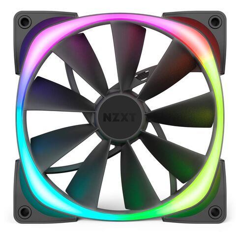 NZXT AER RGB 2 Black - 140 مم - RGB LED - محمل ديناميكي سائل - مروحة PWM لـ Hue 2 - فردية in Kuwait