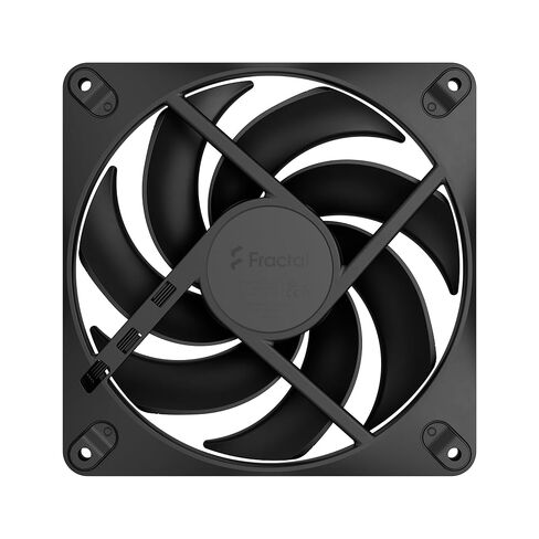 Fractal Design Dynamic 3 14 Black 140mm PWM Fan | Swept Blade Design, Daisy-Chainable Cable, Rifle Bearing in Saudi Arabia