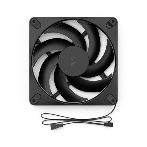 Fractal Design Dynamic 3 14 Black 140mm PWM Fan | Swept Blade Design, Daisy-Chainable Cable, Rifle Bearing in Saudi Arabia