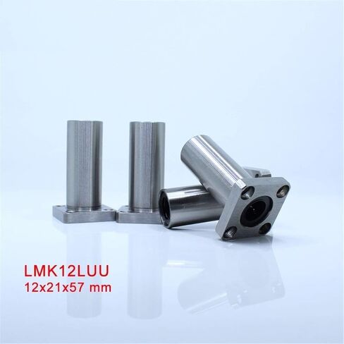Linear Bearing LMK12LUU LMK12 LUU Long LMK 12LUU 12MM Square Flange Type Bearings 122157 mm Ball in Saudi Arabia