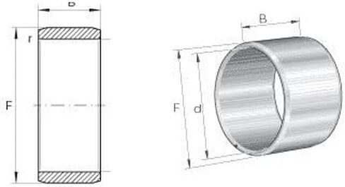 1PC IR80X90X54 IR 80X90X54 Needle Roller Bearing Inner Ring Precision Ground Metric 80mm ID 90mm OD 54mm Width in Saudi Arabia