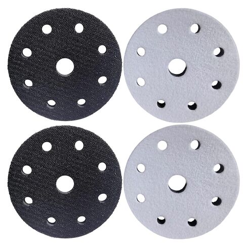 492271-5 بوصة لوحة واجهة Sanding StickFix لآلة صنفرة Festool، وسادة صنفرة شبكية كاشطة | متوافق مع أدوات الصنفرة Festool، تصميم شبكي مقاوم للاهتراء - 4 عبوات in Kuwait