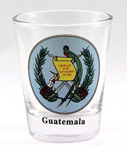 Guatemala Coat Of Arms Shot Glass in Kuwait