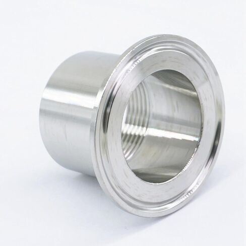 1-1/4" BSPT Female x Ferrule O/D 64mm Tri Clamp 2" 304 Stainless Steel Ferrule Clamp Pipe Fitting Connector in Saudi Arabia