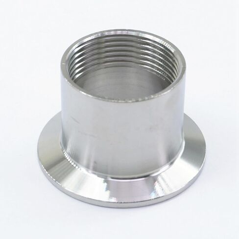 1-1/4" BSPT Female x Ferrule O/D 64mm Tri Clamp 2" 304 Stainless Steel Ferrule Clamp Pipe Fitting Connector in Saudi Arabia