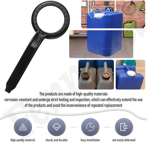 Fennoral Wrench for 70mm Lids Compatible with Rieke Caps Used On 5 & 6 Gallon Water Storage Containers, Fits Many Typical Glass Bottle in Kuwait