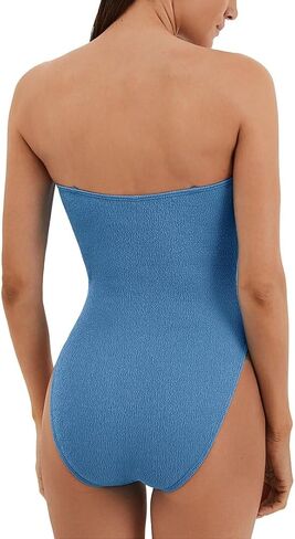 ViX Womens Lori One-Piece, L Blue in Kuwait