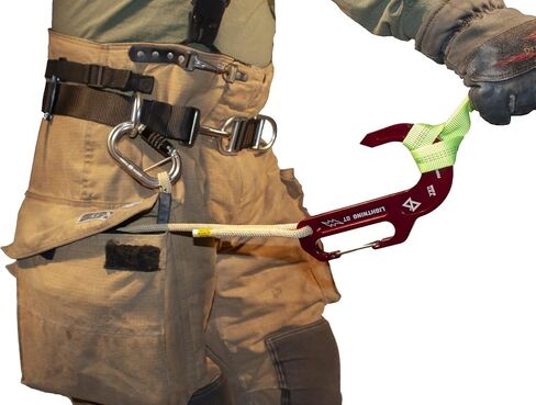 Rock-N-Rescue Escape Hook Quick Draw - Glove-Friendly, Low-Profile, and Forged with Pittsburgh Grit in Kuwait