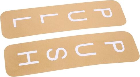 Lurrose Golden Pvc Push Pull Door Sticker with Privacy Protection and Simple Installation Stylish Adhesive Decal for Glass Doors in Kuwait
