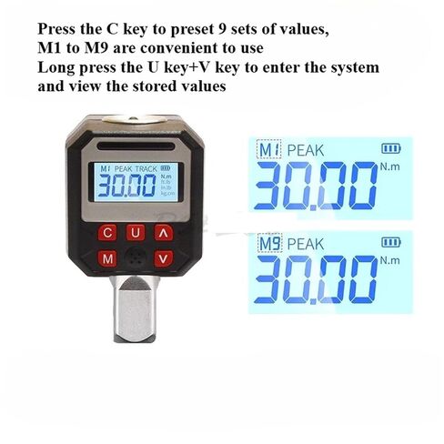 Torque Tester, Digital Torque Meter Torque Tester Electronic Meter High-Precision Kilogram Wrench Torque Testing Instrument(3-60) in Kuwait