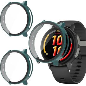 عبوتان متوافقتان مع حافظة واقي الشاشة Garmin Bounce 2، ممتص الصدمات من البولي كربونات الصلب بتغطية كاملة وملحقات حماية مدمجة في طبقة زجاجية مقسى in Kuwait