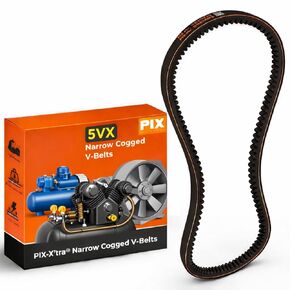 PIX Industrial Drive V-Belts, BX60 Cogged, 21/32" x 63" OC - Heavy-Duty Power Transmission Belt for Machinery, Durable V Belt for Industrial Equipment, Smooth Performance & Reliable Operation in Kuwait
