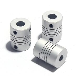 D19L25 الألومنيوم موتور الفك مقرنة/ وصلة ربط للعمود 5 مللي متر-8 مللي متر اقتران مرن OD 19x25 مللي متر 3/4/5/6/6.35/7/8/10 مللي متر 3 قطعة (4x5) in Kuwait