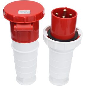 Industrial Plug Socket Power Connector 3 Phase 4 Pin IP67 Waterproof Aviation 380V‑415V 63A 3P E for Airports Docks Etc in Saudi Arabia