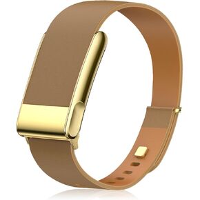 Yeahxing Leather Band Compatible with Whoop 5.0, Genuine Leather Strap for Men Women, Premium Replacement Wristband for Whoop 5.0 / One/Peak/Life/MG, Not Compatible with Whoop 4.0 in Saudi Arabia