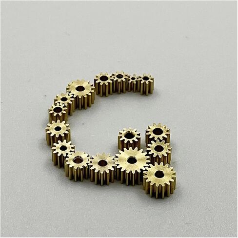 0.4M Modulus Copper Gear 16T 1.98MM Hole Teeth Metal Pinion Transmission Gear for 1mm 1.5mm 2mm Shaft Electronic Starter in Kuwait