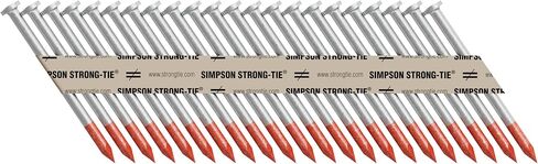 Simpson Strong-Tie N10DHDGPT2500 مسمار موصل ذو ساق قوية 33 درجة SCN - 2-1/2 بوصة × 0.148 بوصة. مجلفن بالغمس الساخن، رأس دائري كامل وناعم (2500-Qty) in Kuwait