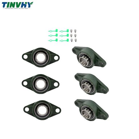 6Pcs Pillow Block Bearing with 1-1/4in Bore Replacement for UCFL206-20 for Mechanical Equipment in Kuwait