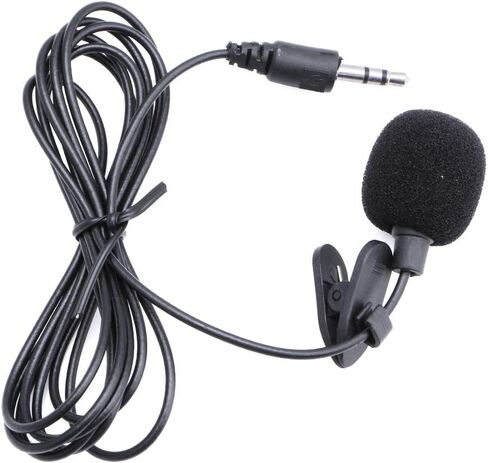 HUAJIAGKEJI Lavalier Mic ميكروفون خارجي ضد تشويه قطع غيار الحروف الساكنة 'P' و 'B' in Kuwait