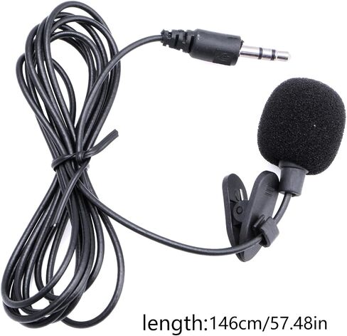 HUAJIAGKEJI Lavalier Mic ميكروفون خارجي ضد تشويه قطع غيار الحروف الساكنة 'P' و 'B' in Kuwait