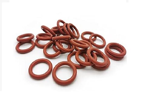 Unifizz Silicone O - Ring, OD 30mm ID 23mm Width 3.5mm Industrial O - Ring for Automotive, Mechanic, Red,30PCS in Kuwait