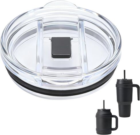 أغطية بديلة لتقليل 40 أونصة 50 أونصة، غطاء كوب مقاوم للتسرب وقابل لإعادة الاستخدام متوافق مع زجاجات تقليل الأكواب 40 أونصة 50 أونصة، خالية من مادة BPA، تحافظ على المشروبات باردة وساخنة in Kuwait