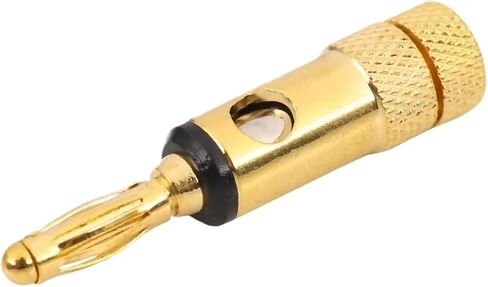 A92Z Gold Plated Banana Plugs 2 Red 2 Black 4Mm 12 Pcs LL68-4BP1 in Kuwait