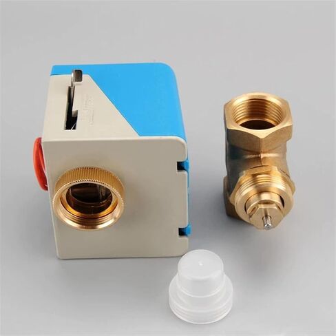 صمام كروي نحاسي كهربائي بمحرك 2 سلك AC220V - 1/2 بوصة، 3/4 بوصة، 1 بوصة صمام إيقاف ثنائي الاتجاه - لوازم صمام LC (220vac 1 بوصة) in Kuwait