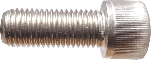 برغي غطاء رأس المقبس، 6-40 × 1/2 بوصة، فولاذ مقاوم للصدأ 18-8، مقبس سداسي (الكمية: 100) خيط رفيع، #6 مسمار ألين سداسي، الطول: 1/2 بوصة، خيط كامل in Kuwait