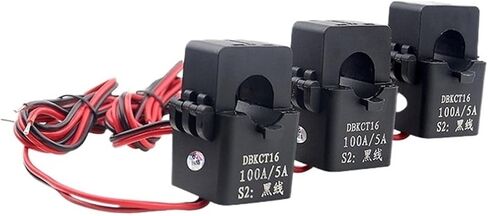 3PCS Split Core Current Transformer DBKCT16 AC Current Sensor Clamp On Current Transformer(100A 5A) in Kuwait