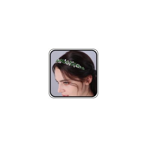 JWICOS Rhinestone Bridal Headband Silver Wedding Tiara for Brides Headpiece Crystal Wedding Hair Accessories for Prom Party in Kuwait